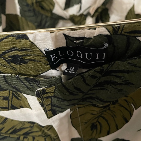 NWT Eloquii Meghan’s White Leaf Suit Set On The View Size 24 - Picture 5 of 12